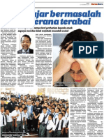 Pelajar Bermasalah Kerana Terabai a-Harian Metro Bestari 22-12-2014