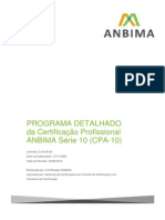 Programa Detalhado CPA10