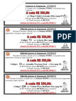 Oferta Para a Semana 17-18-19 e 20