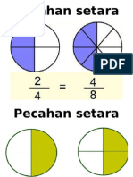 Pecahan Setara