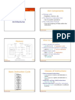 ISA Components: Class 3: Instruction Set Architectures