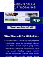 Etika Bisnis Dalam Lingkup Globalisasi