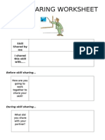 Skill Sharing Worksheet