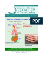 Basics of 5 Element Diagnosis Part X: FLU Prevention Acupuncture