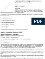 Dahir portant loi n° 1-74-338 (24 joumada II 1394) fixant l'organisation judiciaire du Royaume (B