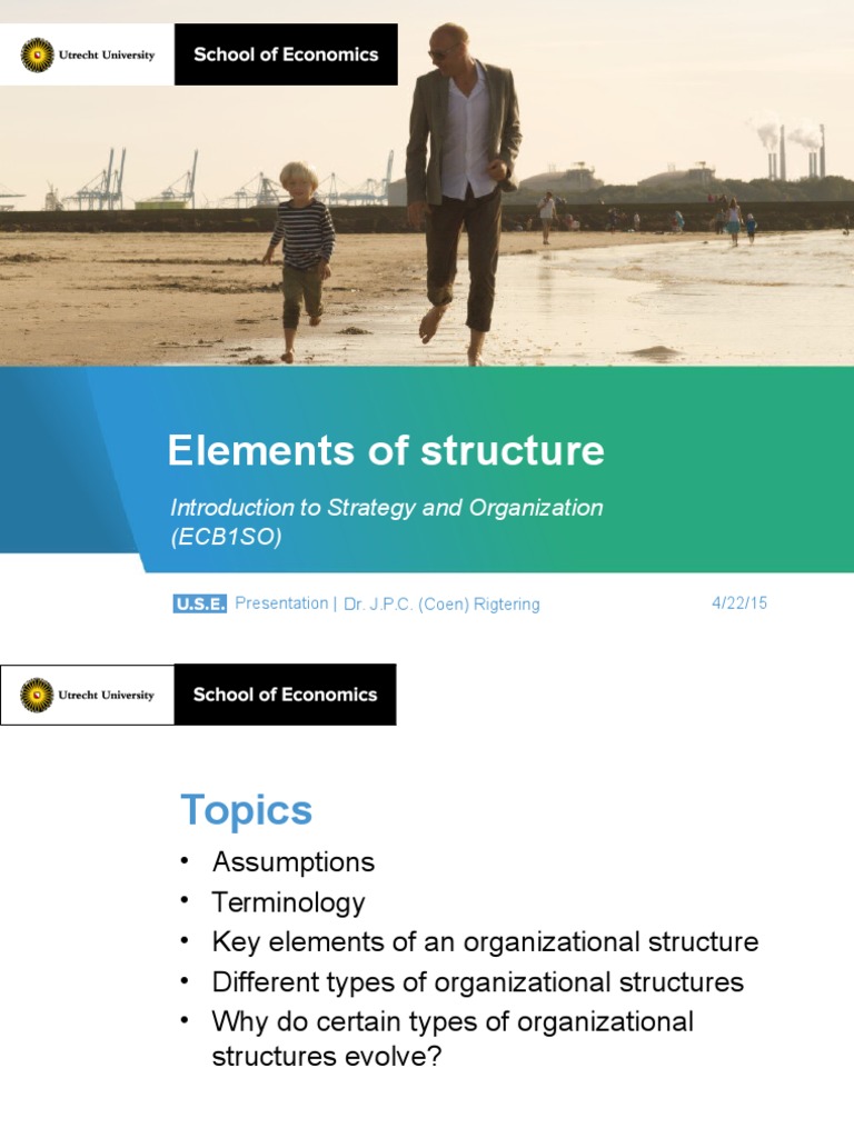 Elements of Structure: Introduction To Strategy and Organization ...