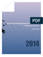 Senior Sport Management Farewell Dinner Event Book