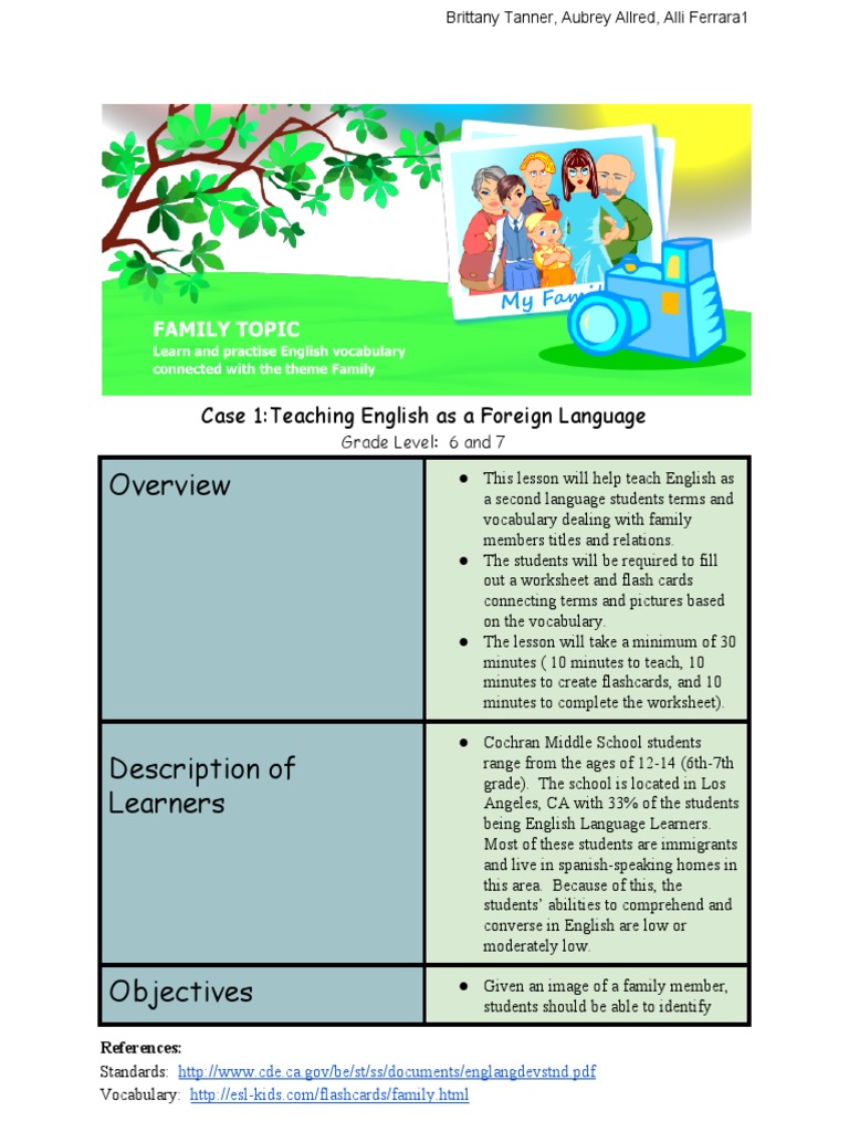 Vocabulary: Case Study