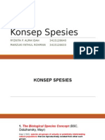 Konsep Spesies