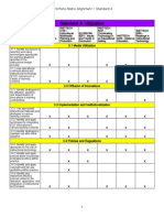 eportfolio matrix alignment - standard 3 - sheet1