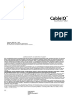Fluke Cable Iq User Manual