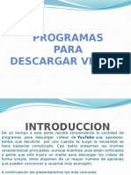 Programas para Descarga de Videos