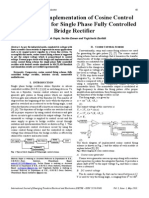 Design and Implementation of Cosine Control Firing Scheme For Single Phase Fully Controlled Bridge Rectifier