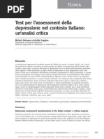 Articolo Balsamo PCC 2007 Review Scale Depressione