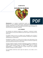 Alimentación, Vitaminas en Todo Lo Que Consumimos, Educacion Sexual, Ets y El Universo