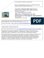 Gliessman, S. A Framework For The Conversion To Food System Sustainability