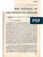 (1971) Problemas Actuales en Psicopedagogía Escolar