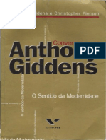 GIDDENS, Anthony; PIERSON. Conversas Com Anthony Giddens