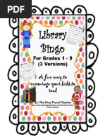 Library Bingo