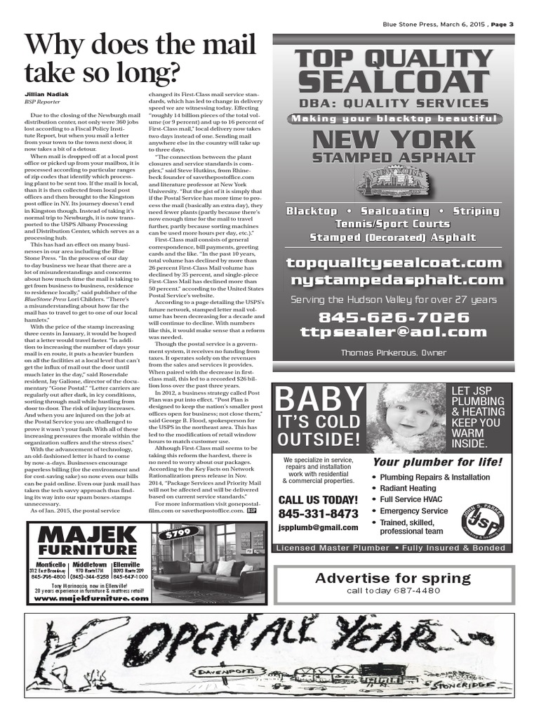 Why Does The Mail Take So Long PDF United States Postal Service Mail