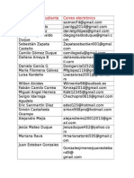 Taller N°2 Correos Compañeros Grado: 8°E