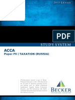 Acca Atc f6 Taxation Russia Study System 2013