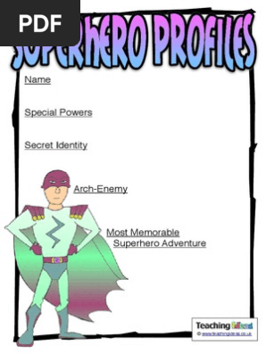 Superhero Profiles