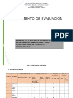 Tabla Para Evaluar Software