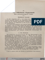 Conrad, W. - Der Ästhetische Gegenstand - Zeitschrift Für Ästhetische Und Allgemaine Kunstwissenschaft 3, 1908, 71-118 PDF