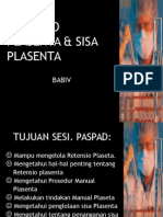 Retensio Plasenta & Sisa Plasenta