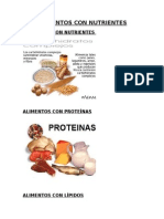 Alimentos Con Nutrientes (IMAGENES)