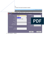 Steps To Create Project Using Thesteps To Create Project Using The Created Template Created Template
