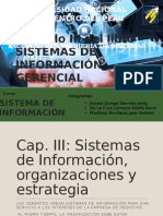 CAP. III - Sistemas de Información, Organizaciones y Estrategia