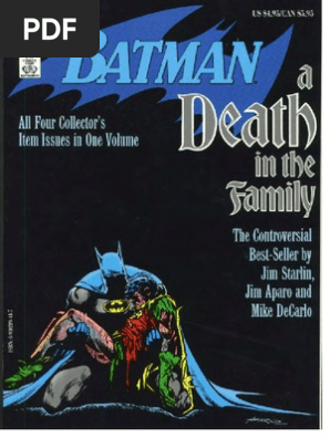 Dc Comics Graphic Novel Batman A Death In The Family American Comics Characters Comics Characters