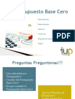 Presupuesto Base Cero 01