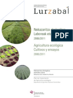 Agricultura ecologica - cultivos y ensayos