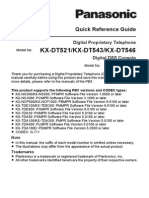 ManualPanasonic KXDT521 Guide