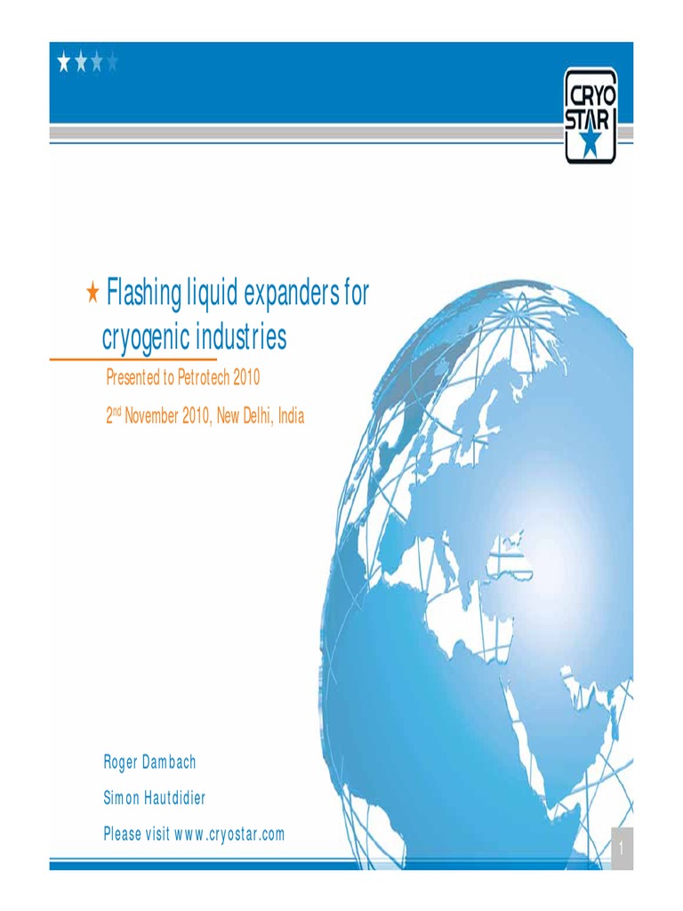 Flashing Liquid Expanders in LNG Systems | PDF | Cryogenics | Turbine