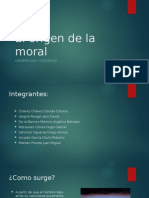 Origenes de La Moral