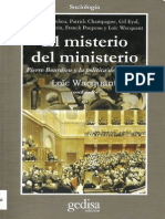 WACQUANT,Loïc (Coord.)_El Misterio Del Ministerio. Pierre Bourdieu y La Política Democrática