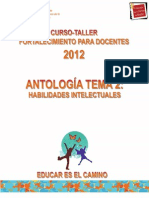 Antologia Habilidades Intelectuales 2012