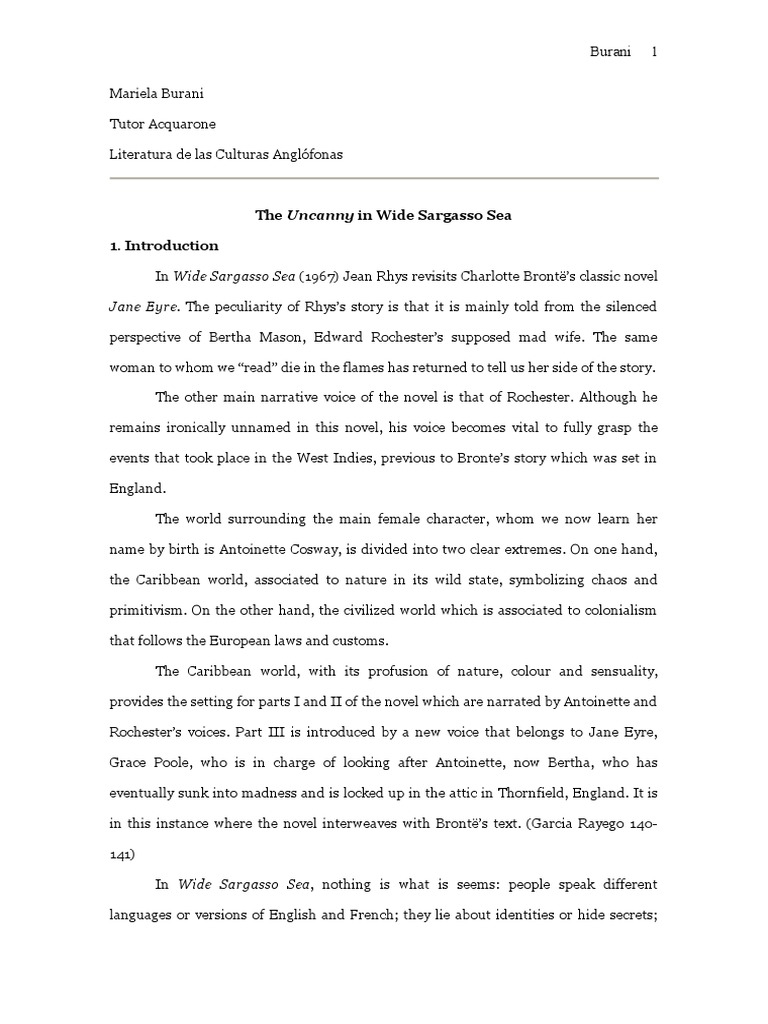 Wide sargasso sea as a postcolonial novel picture