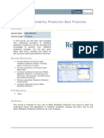 Relex 2009 Reliability Prediction Best Practices ELearing Course Curriculum