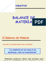 Balance de Materia Teoria