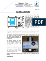 Calibration OMD2005