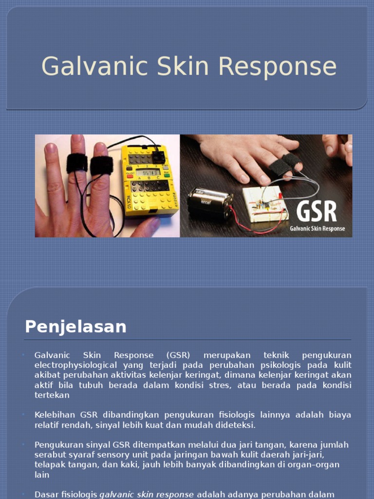 Pengukuran Galvanic Skin Response (GSR) | PDF | Kajian Bahasa Asing ...