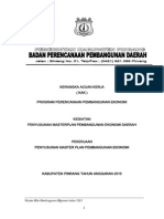 Kak - Penyusunan Master Plan Pembangunan Ekonomi PDF