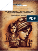 An Exploratory Study on Child Domestic Workers in Egypt