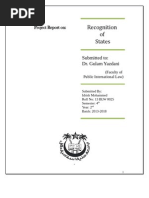 Recognition of States