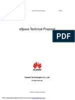 HUAWEI ESpace V200R001 Technical Proposal